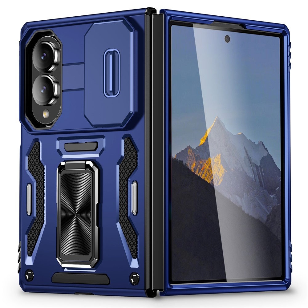 Slide odolný kryt na Samsung Galaxy Z Fold8 5G - modrý