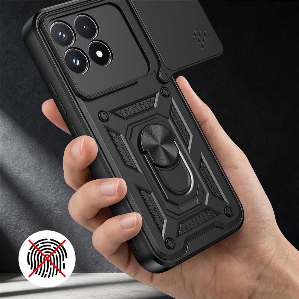 Slide odolný kryt na Xiaomi Poco F9 Pro 5G - černý