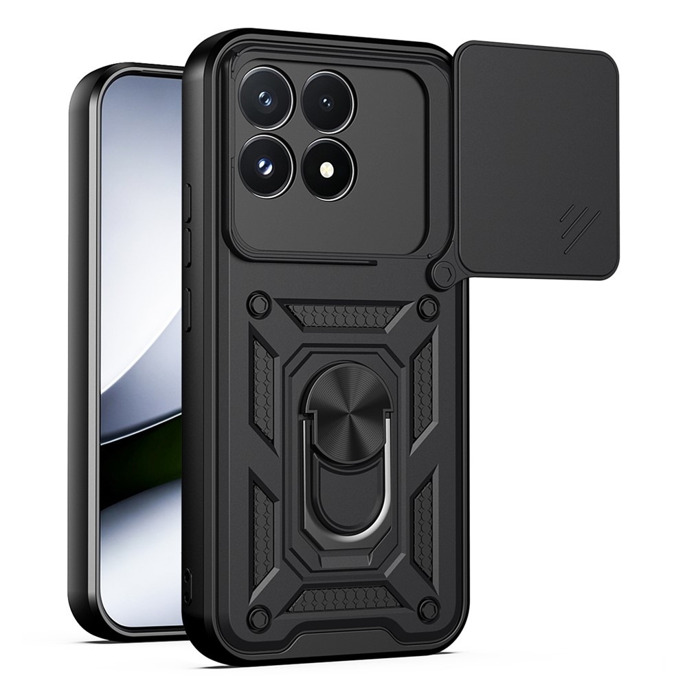 Slide odolný kryt na Xiaomi Poco F9 Pro 5G - černý