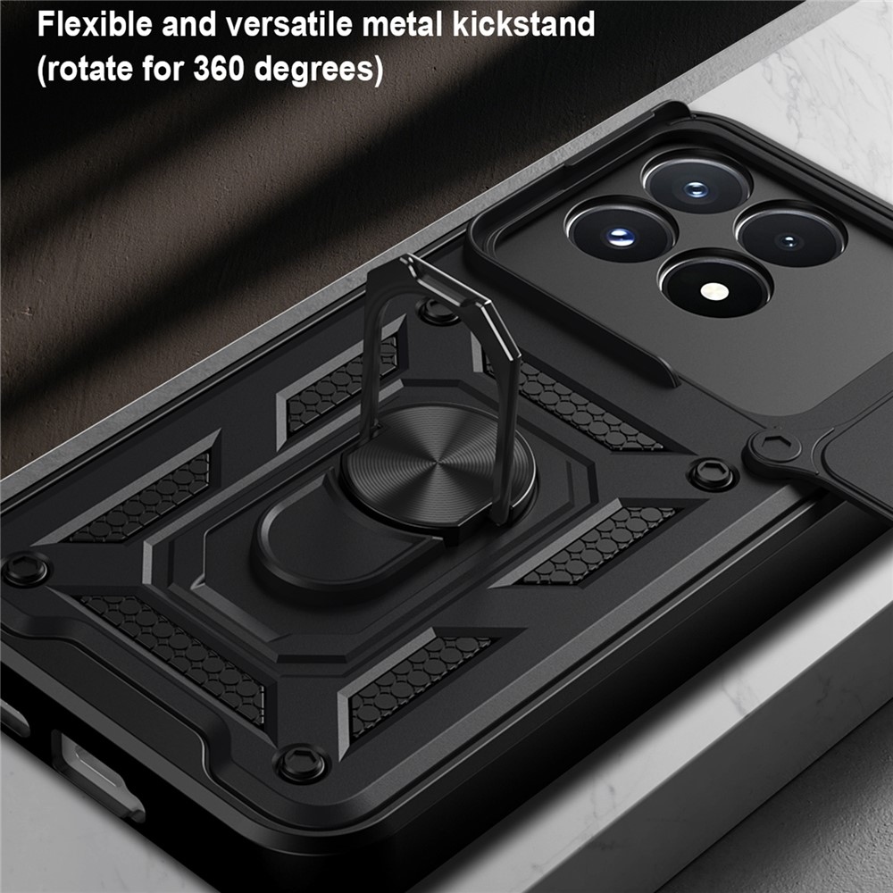 Slide odolný kryt na Xiaomi Poco F9 Pro 5G - černý