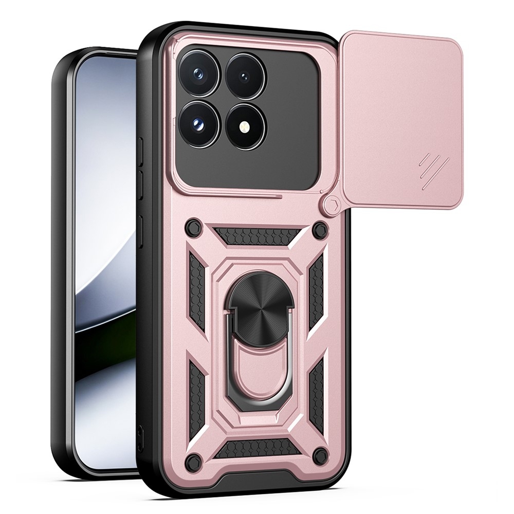Slide odolný kryt na Xiaomi Poco F9 Pro 5G - růžovozlatý