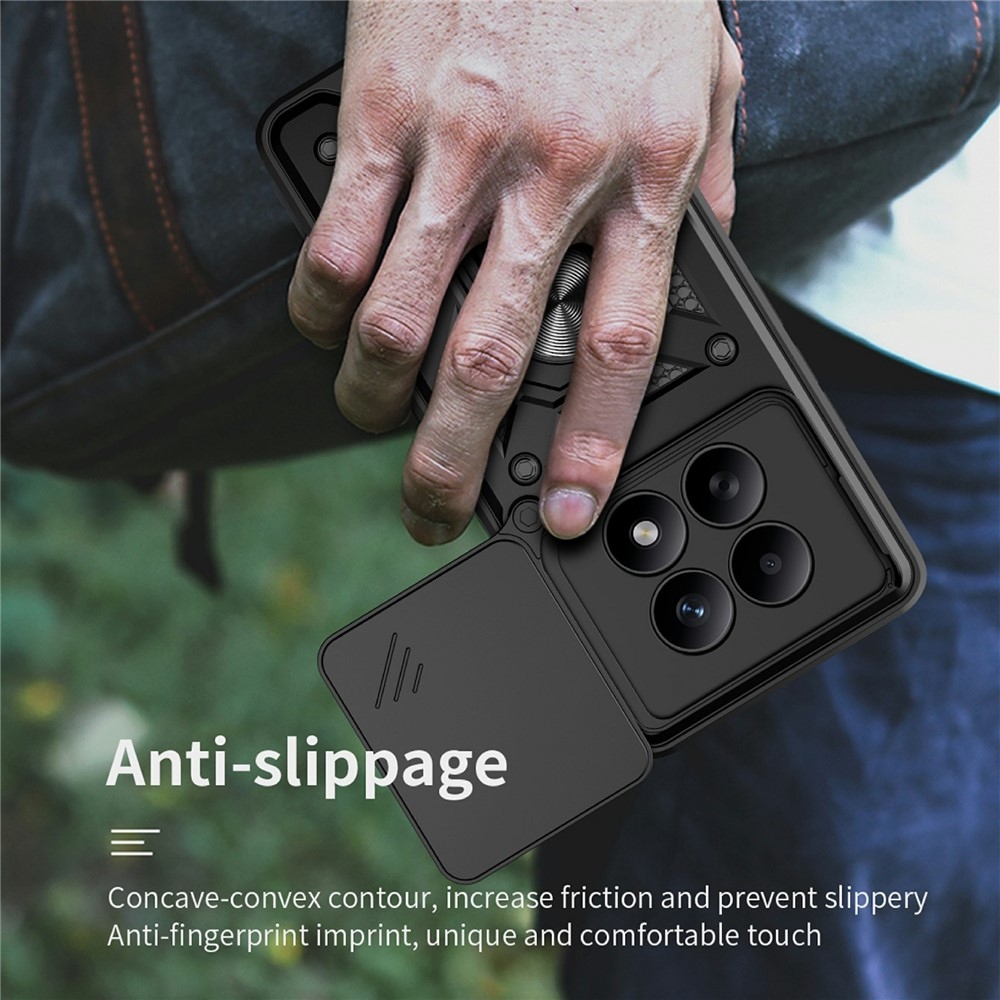 Slide odolný kryt na Xiaomi Poco M8 5G/Redmi Note 15 5G - černý