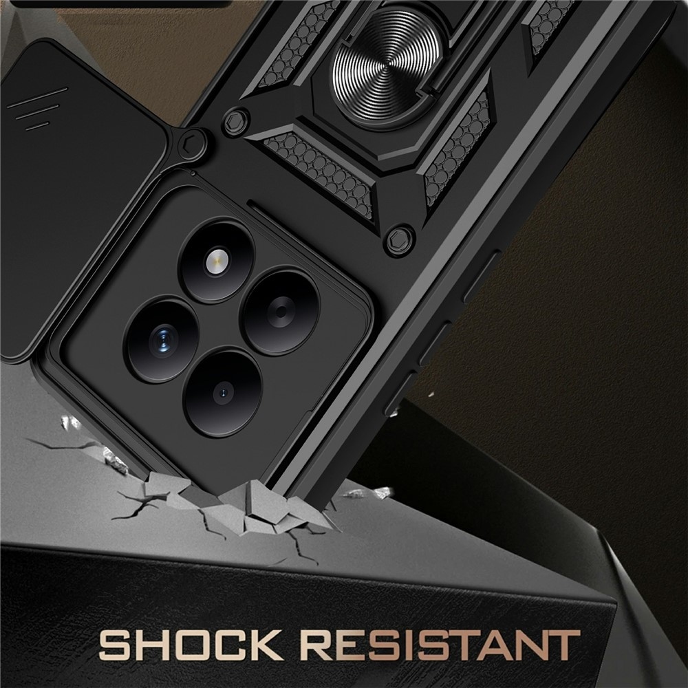 Slide odolný kryt na Xiaomi Poco M8 5G/Redmi Note 15 5G - černý