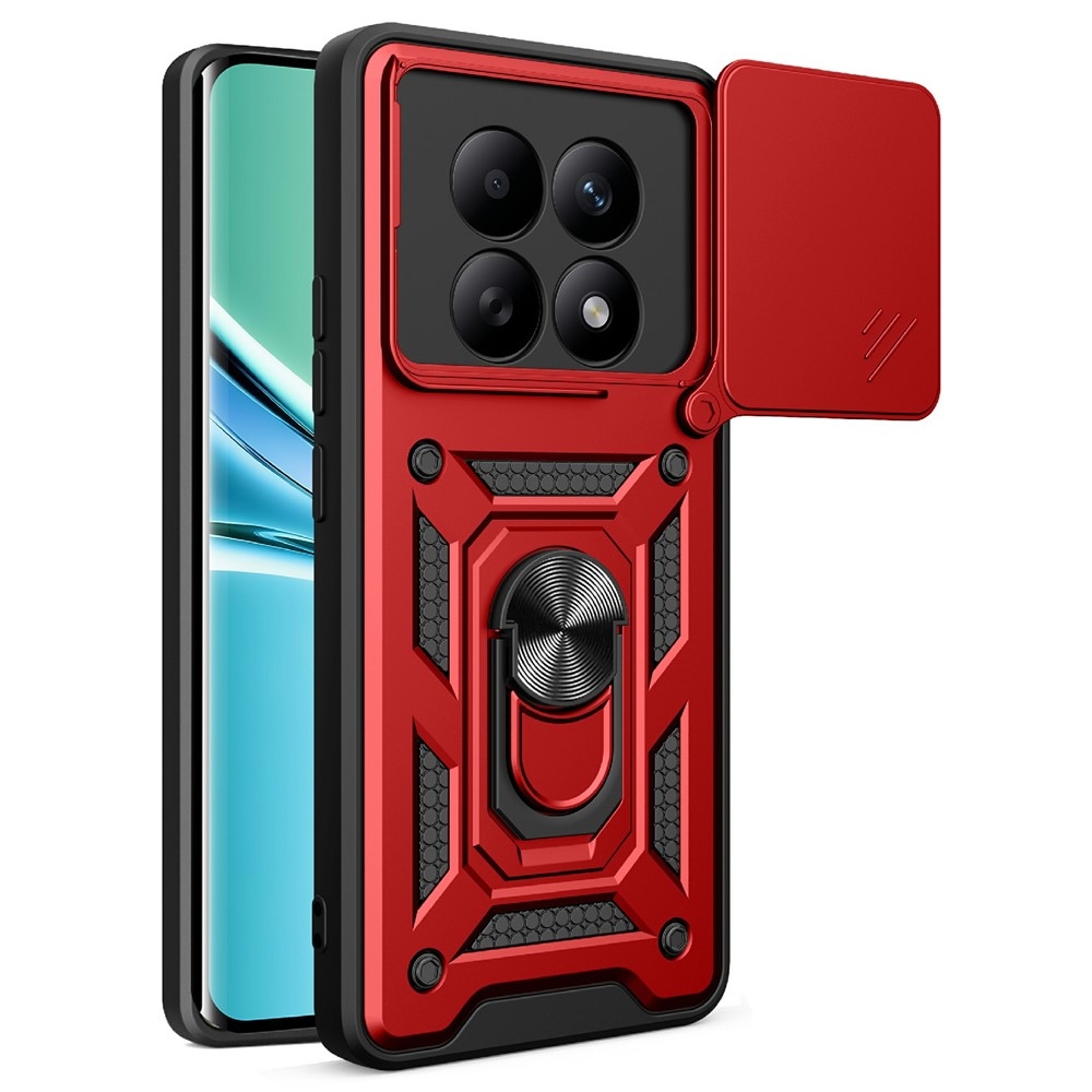 Slide odolný kryt na Xiaomi Poco M8 5G/Redmi Note 15 5G - červený