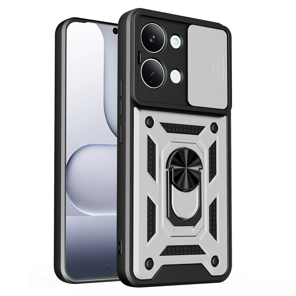 Slide odolný kryt na Xiaomi Poco X8 Pro Max 5G - stříbrný
