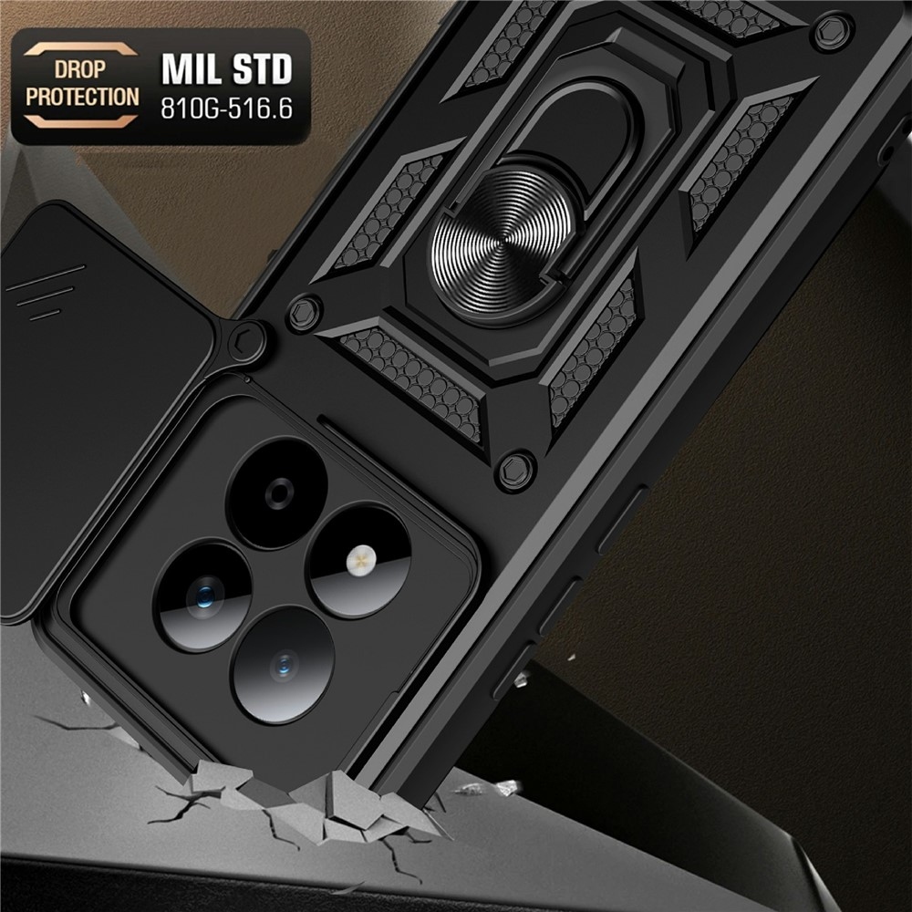 Slide odolný kryt na Xiaomi Redmi Note 15 Pro 5G - černý