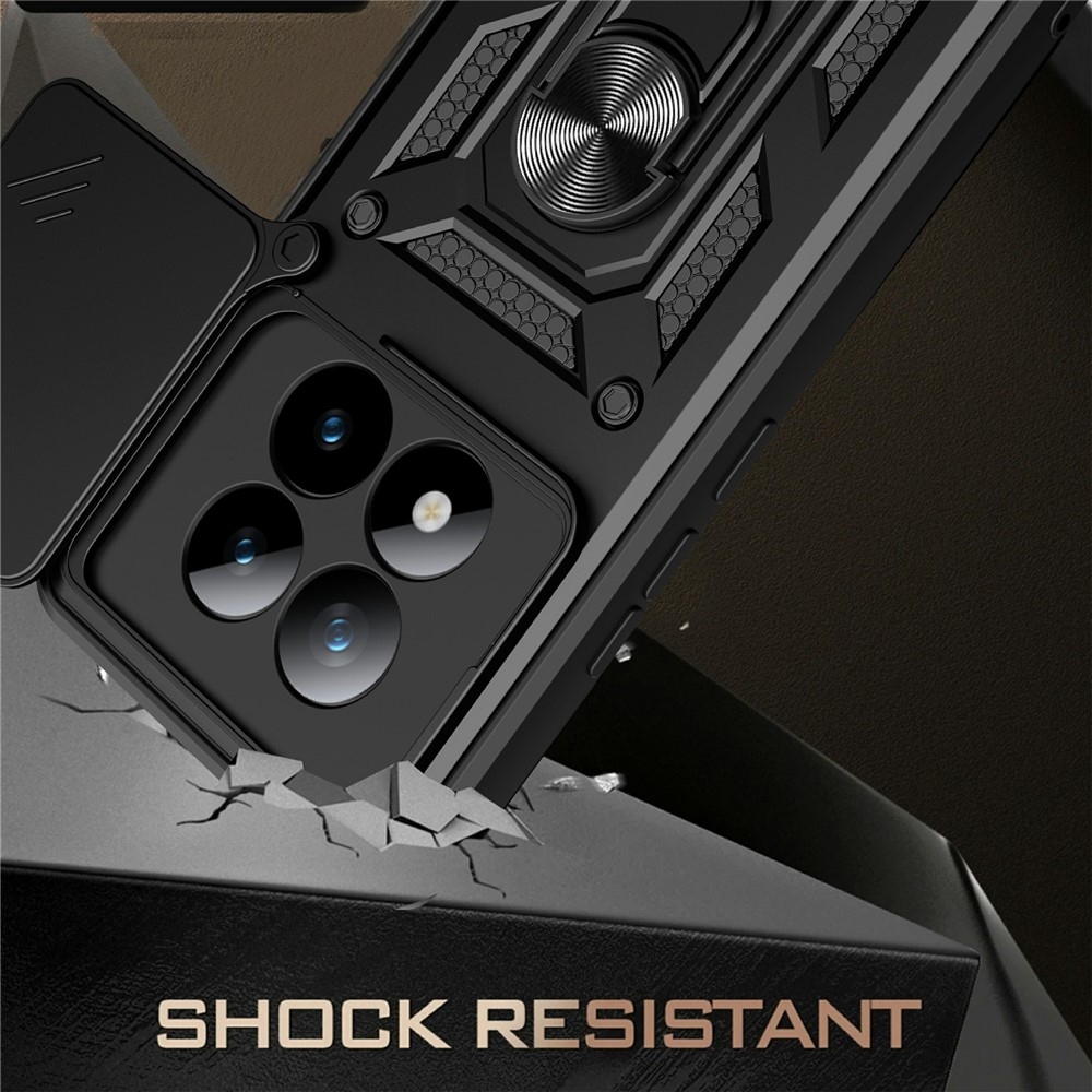 Slide odolný kryt na Xiaomi Redmi Note 15 Pro+ 5G - černý