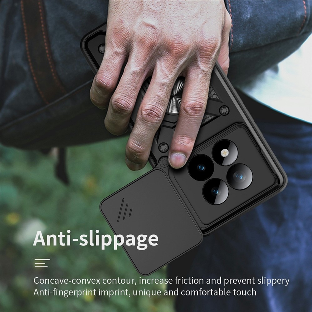 Slide odolný kryt na Xiaomi Redmi Note 15 Pro+ 5G - černý