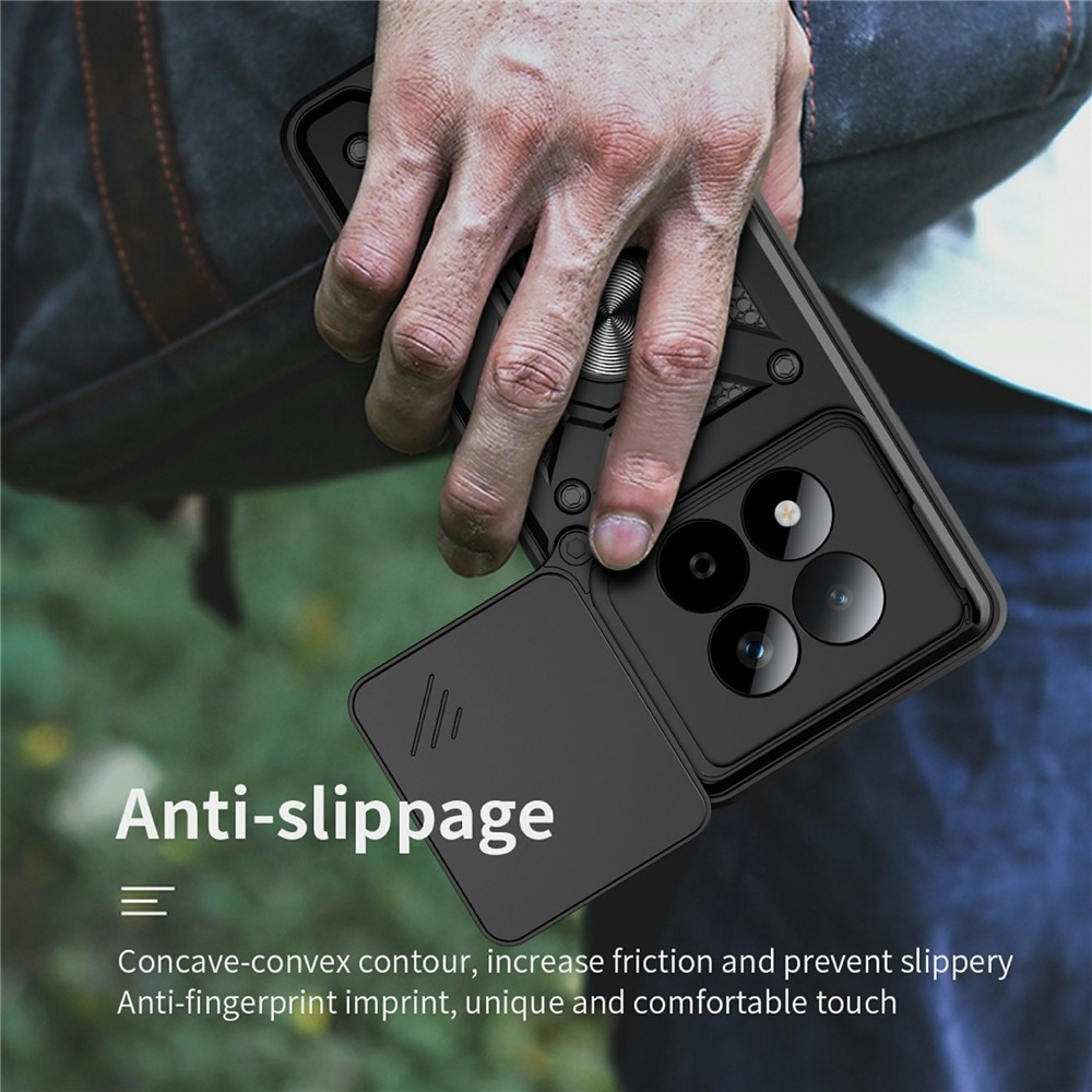 Slide odolný kryt na Xiaomi Redmi Note 15 Pro 5G - černý