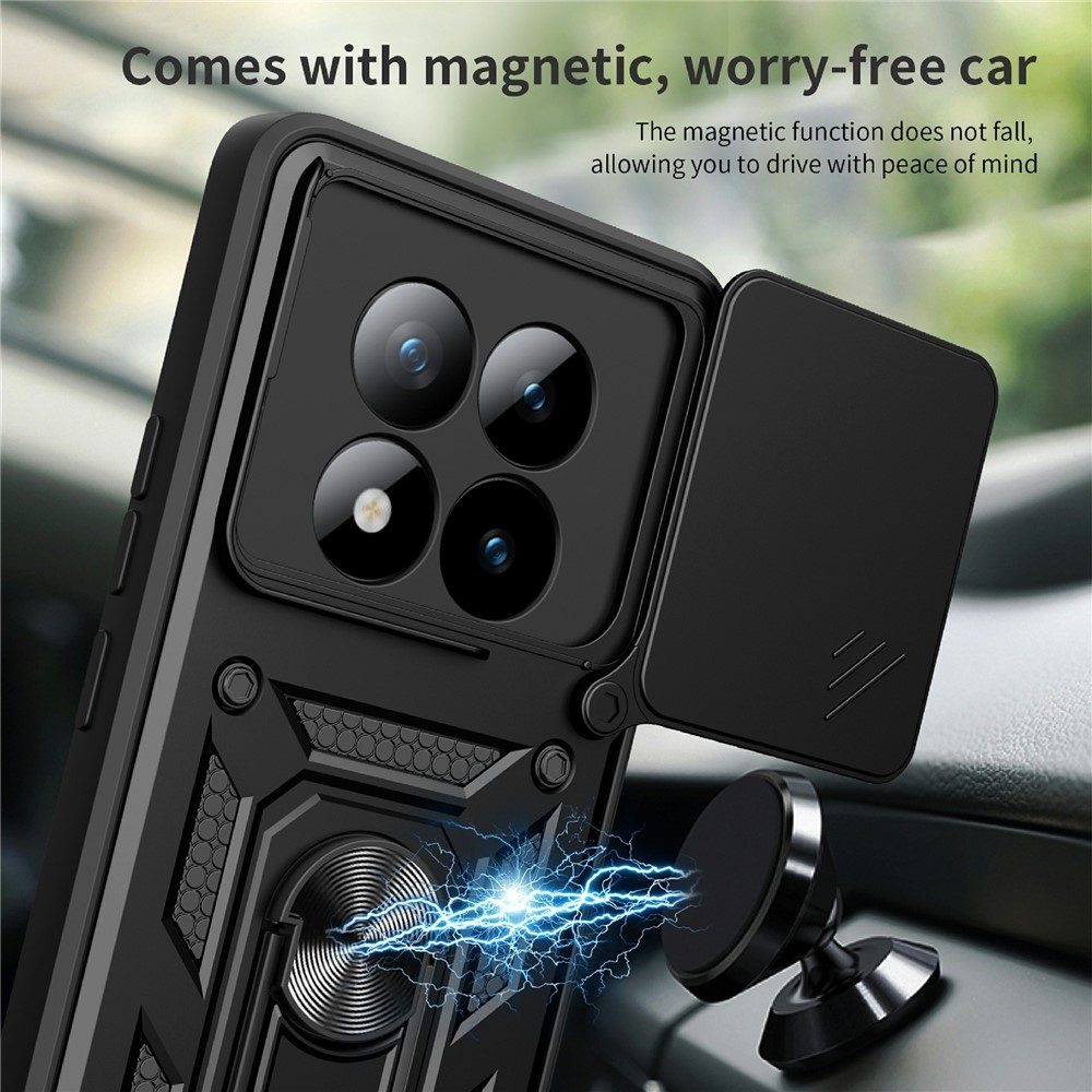 Slide odolný kryt na Xiaomi Redmi Note 15 Pro+ 5G - černý