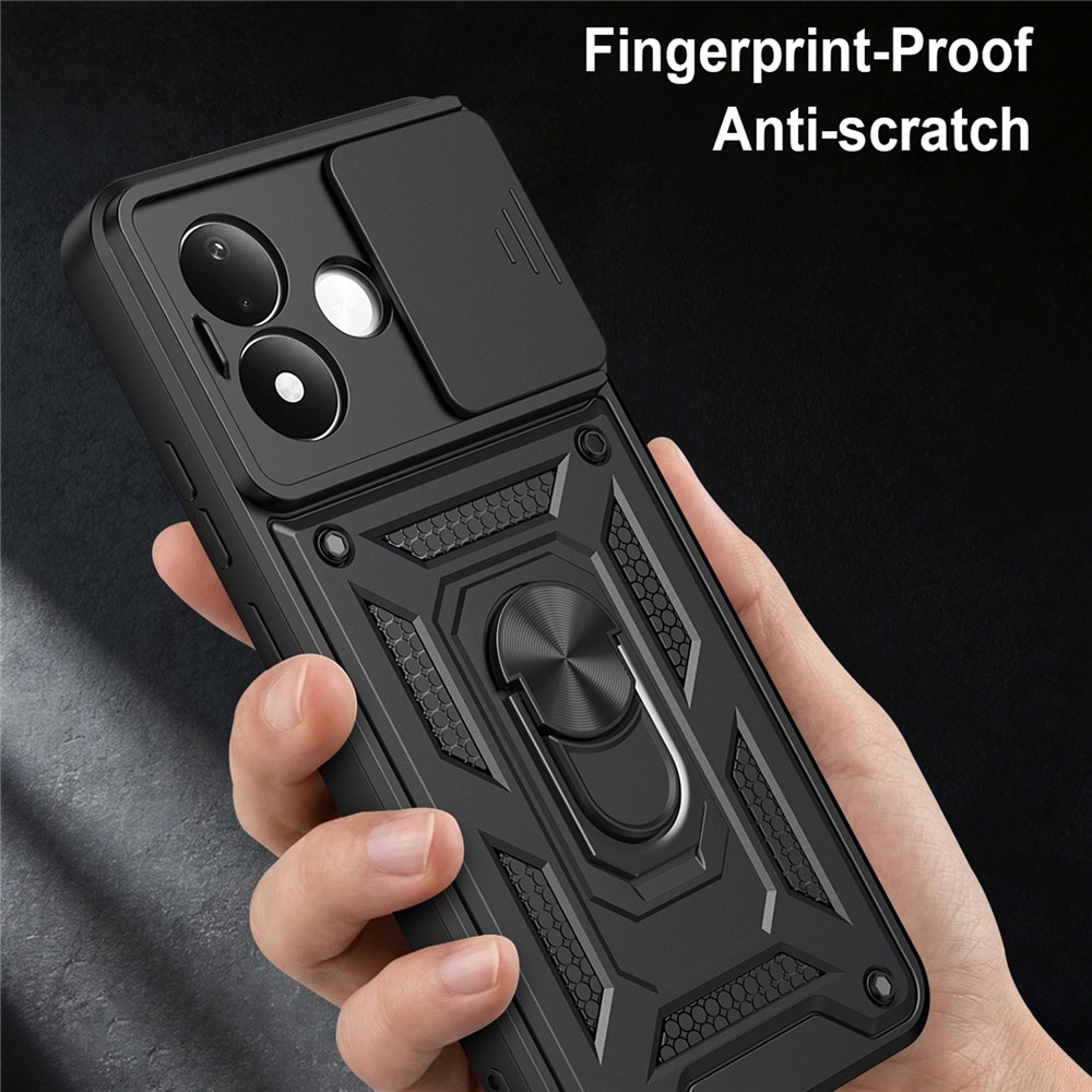 Slide odolný kryt na Xiaomi Redmi Note 17 4G/5G - černý