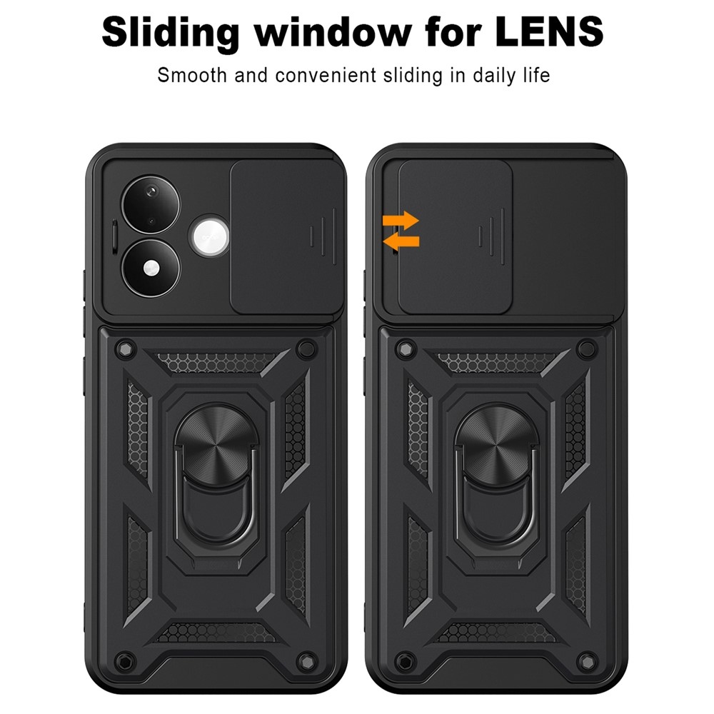 Slide odolný kryt na Xiaomi Redmi Note 17 4G/5G - černý
