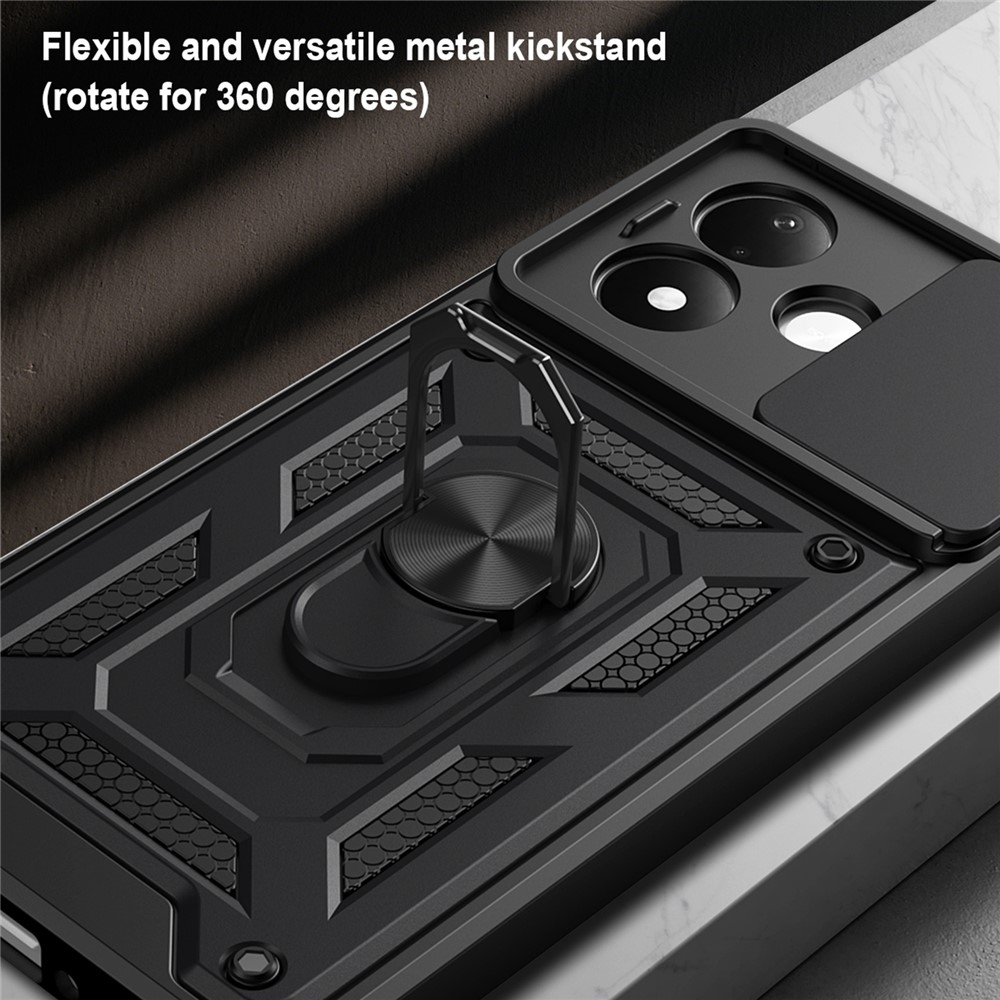 Slide odolný kryt na Xiaomi Redmi Note 17 4G/5G - černý
