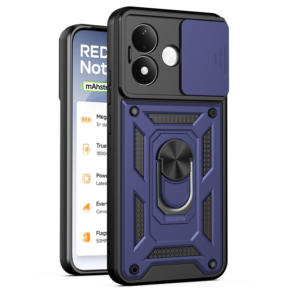 Slide odolný kryt na Xiaomi Redmi Note 17 4G/5G - modrý