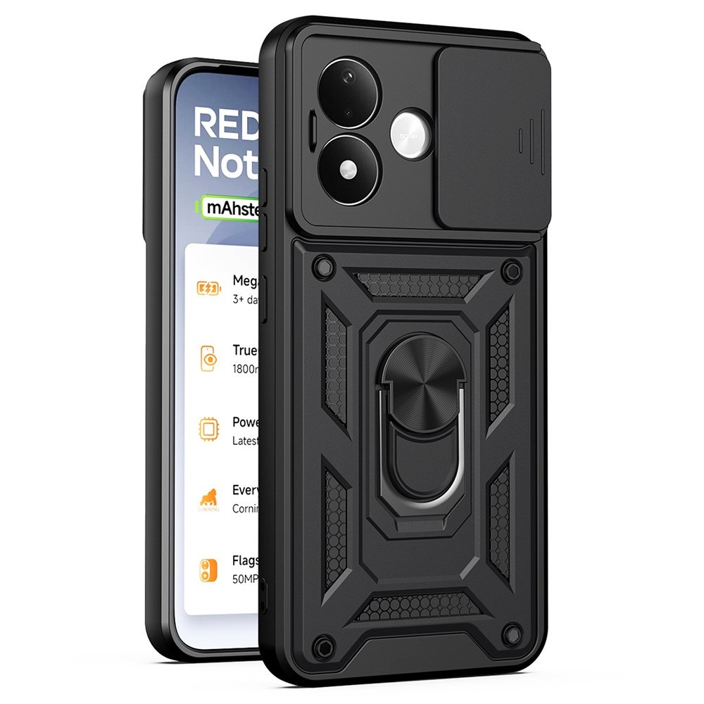 Slide odolný kryt na Xiaomi Redmi Note 17 Pro 5G - černý