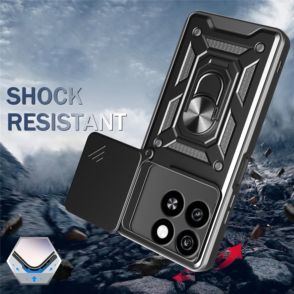 Slide odolný kryt na ZTE Blade A35 - černý