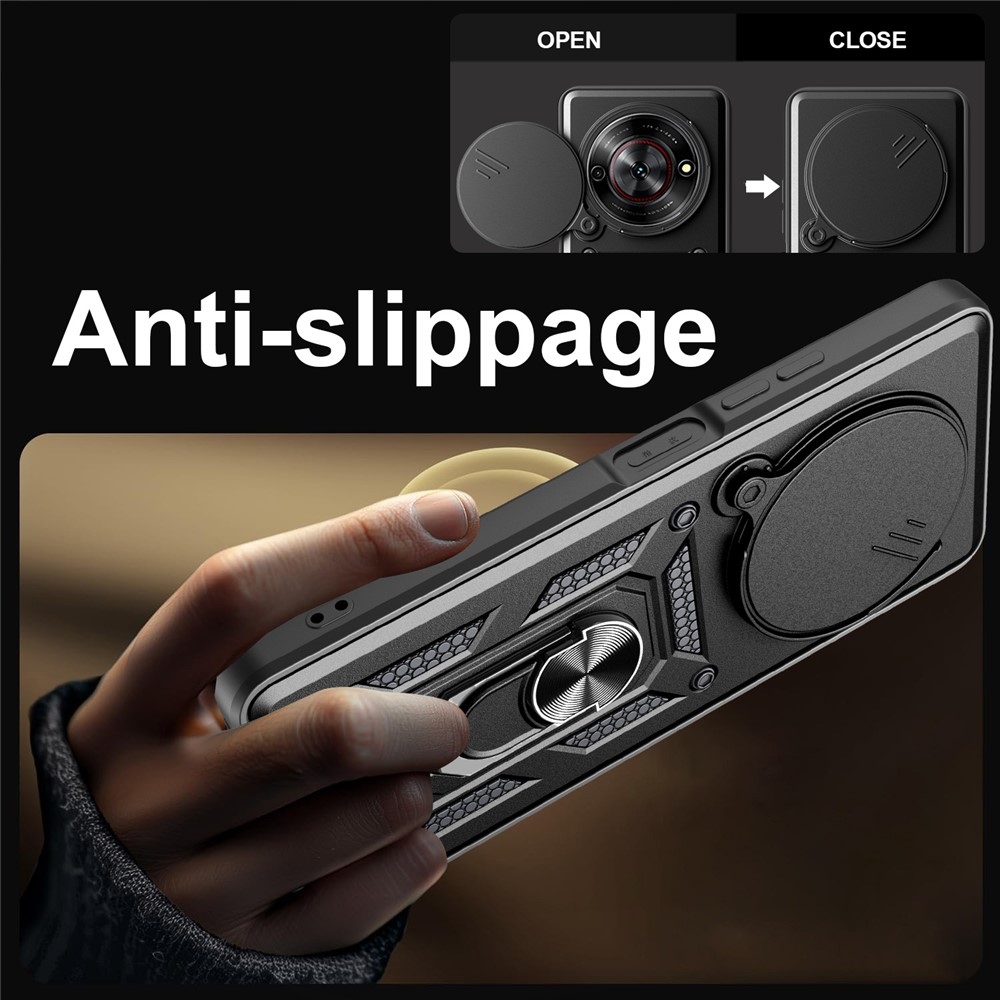 Slide odolný kryt na ZTE Blade A75 5G - černý