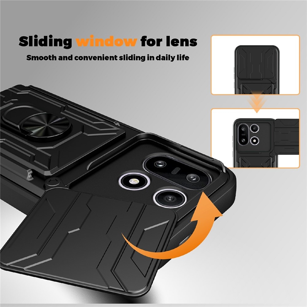 Slider odolný kryt na OnePlus 15 5G - černý