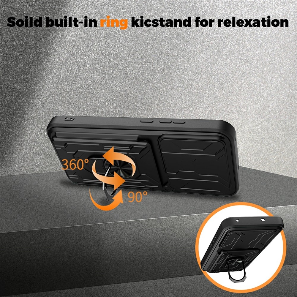 Slider odolný kryt na OnePlus 15 5G - černý