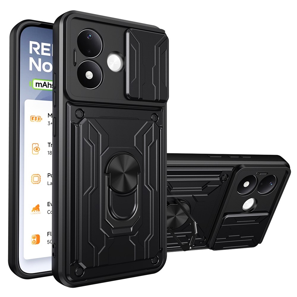Slider odolný kryt na Xiaomi Redmi Note 17 Pro 5G - černý