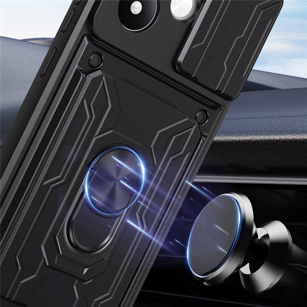 Slider odolný kryt na Xiaomi Redmi Note 17 Pro 5G - černý