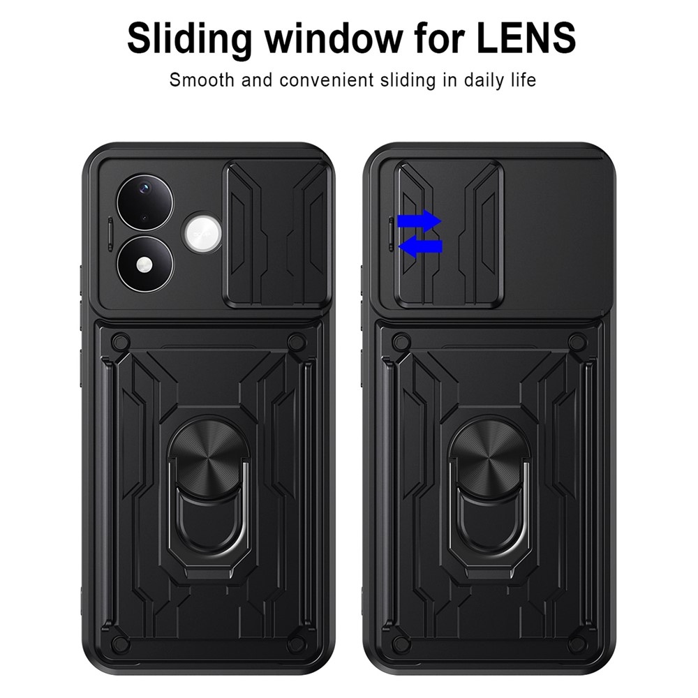 Slider odolný kryt na Xiaomi Redmi Note 17 Pro 5G - černý