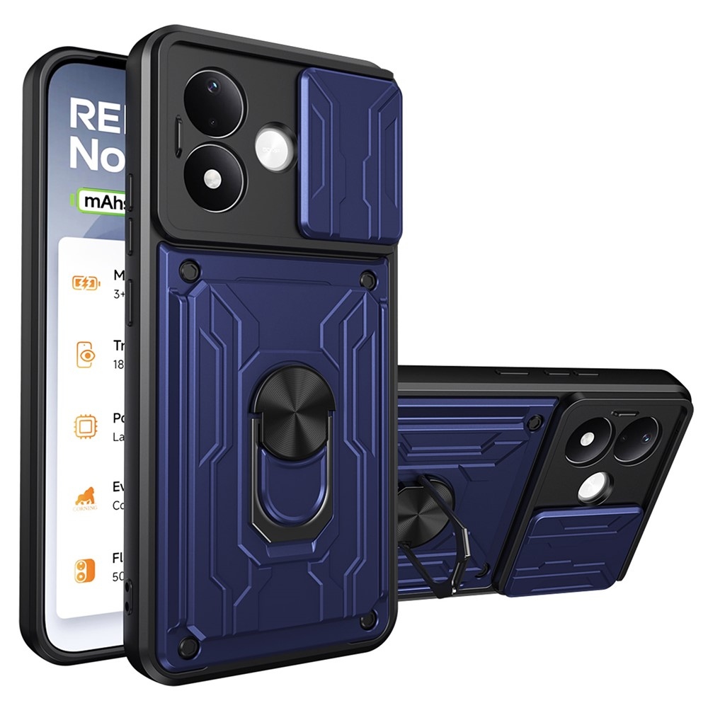 Slider odolný kryt na Xiaomi Redmi Note 17 Pro 5G - modrý
