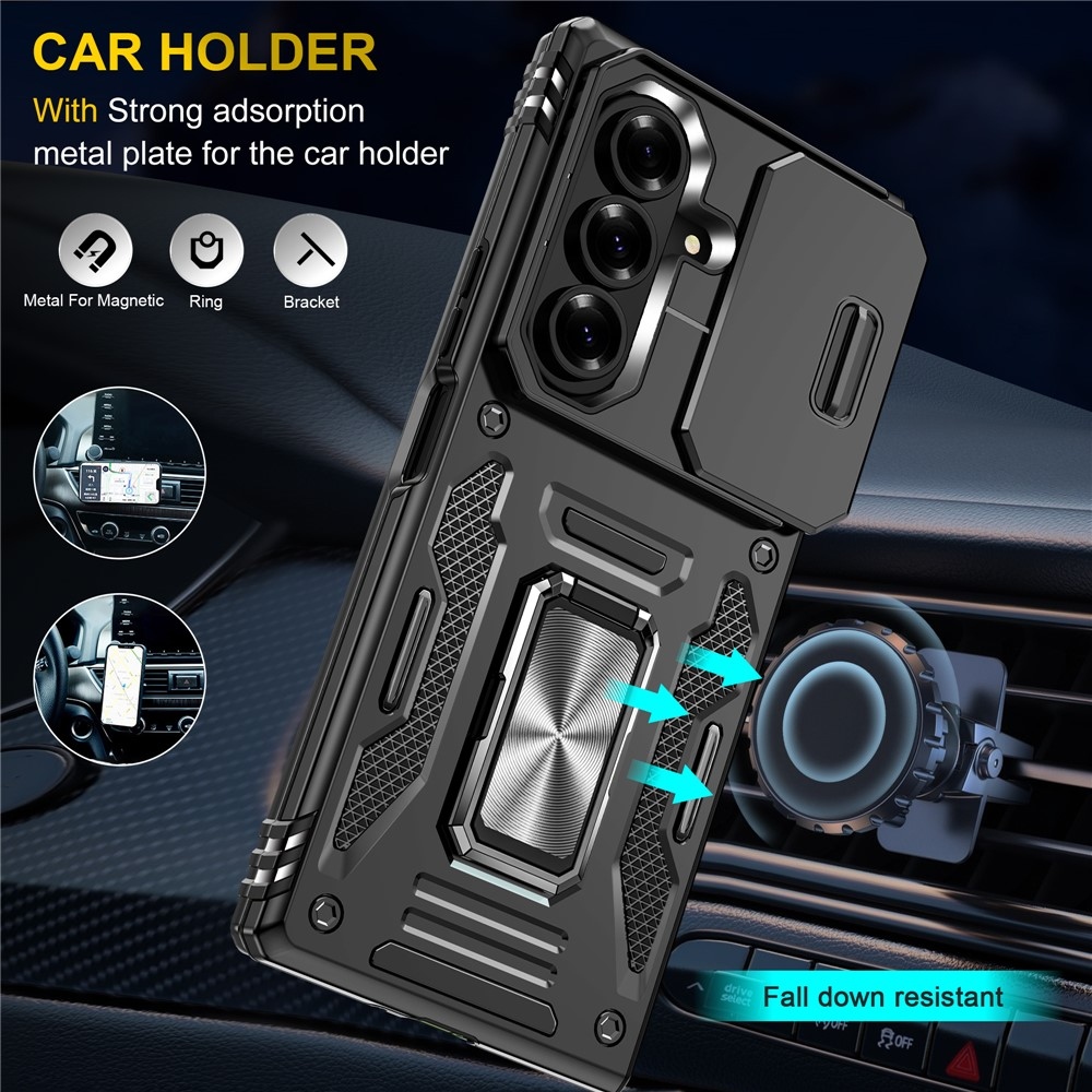Slides odolný kryt na Samsung Galaxy Z Fold7 5G - černý