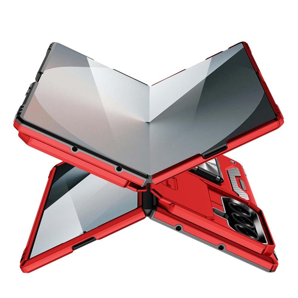 Slides odolný kryt na Samsung Galaxy Z Fold7 5G - červený