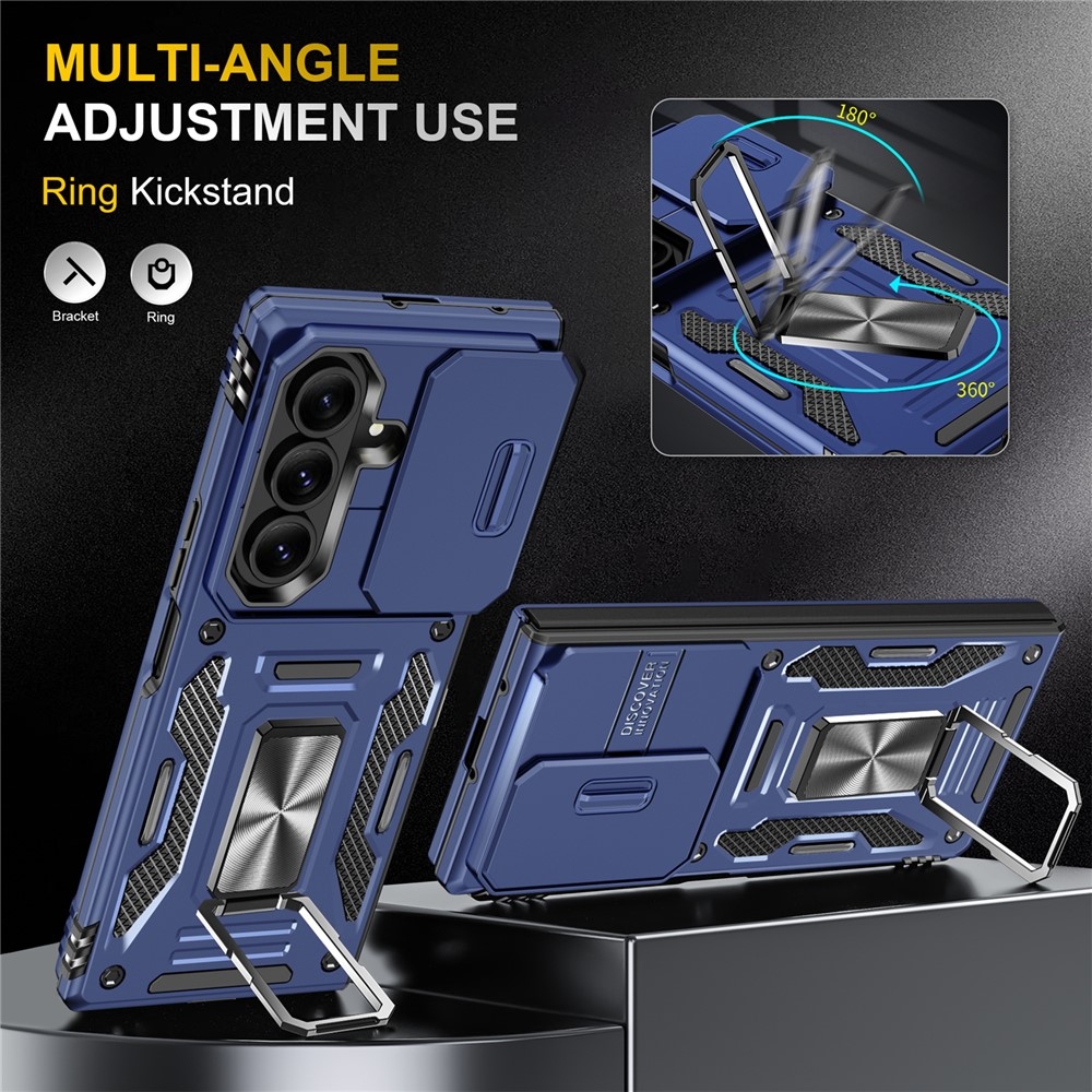 Slides odolný kryt na Samsung Galaxy Z Fold7 5G - modrý