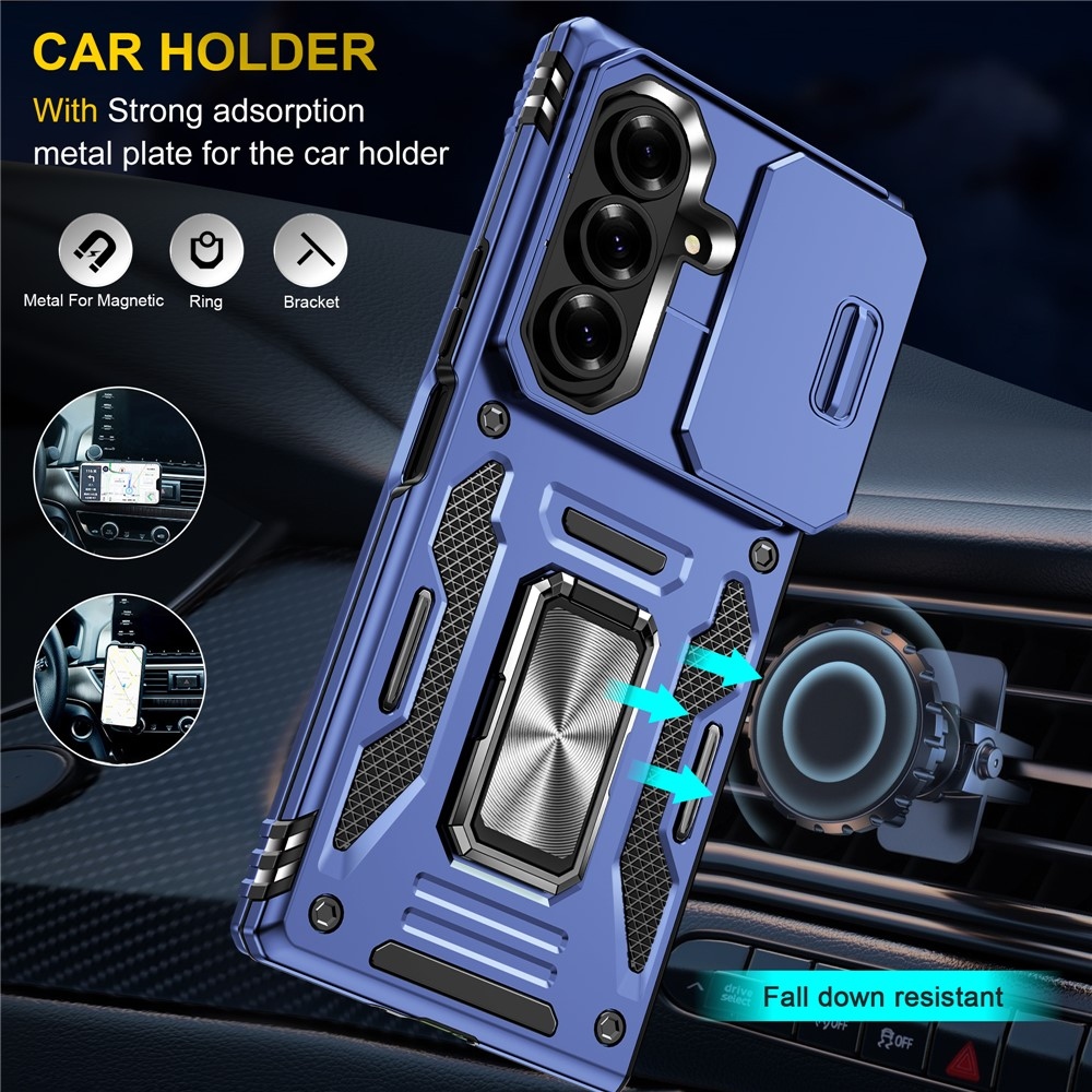 Slides odolný kryt na Samsung Galaxy Z Fold7 5G - modrý