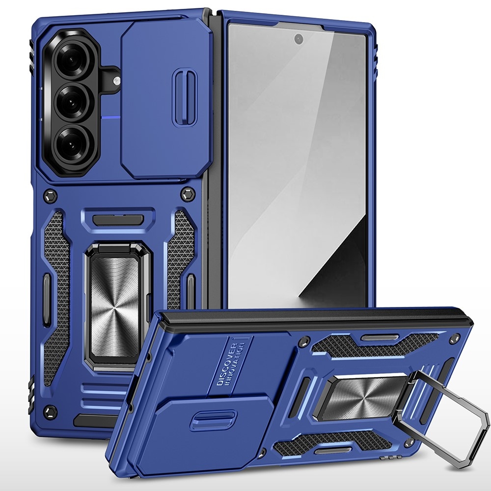 Slides odolný kryt na Samsung Galaxy Z Fold7 5G - modrý