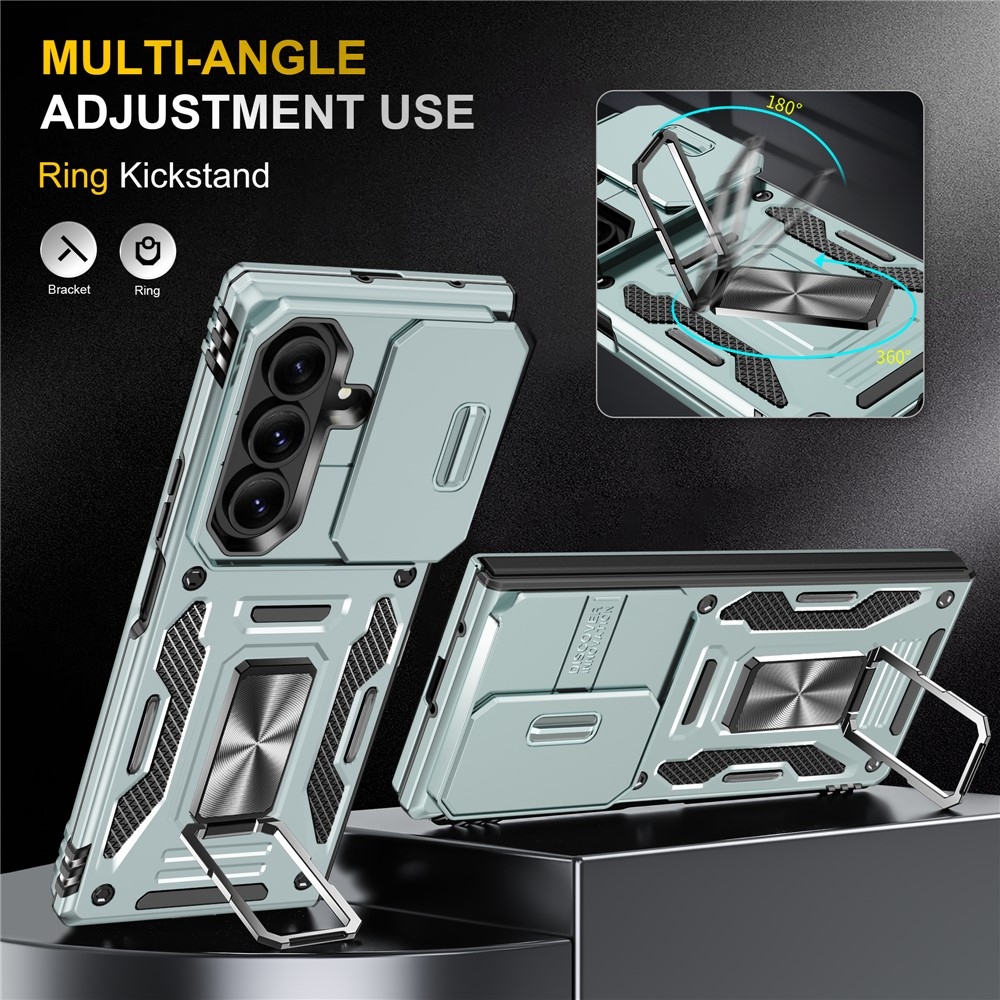 Slides odolný kryt na Samsung Galaxy Z Fold7 5G - zelený