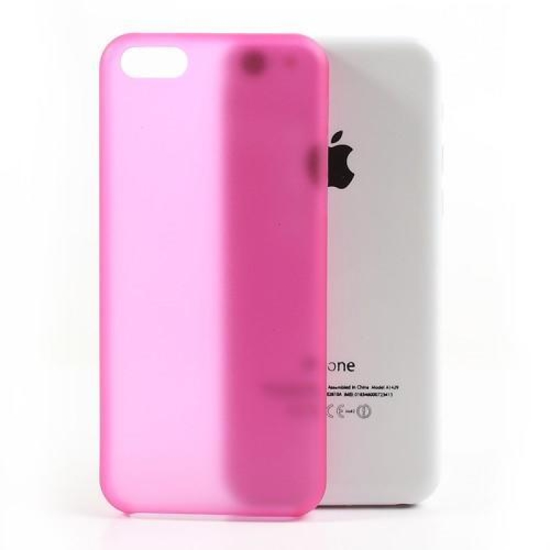 Slim plastový obal na iPhone 5C - rose - Mpouzdra.cz