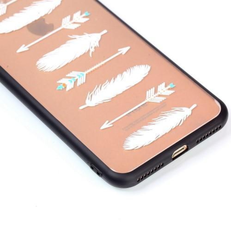 Slow gelový hybridní obal na iPhone 7 Plus a iPhone 8 Plus - šipky