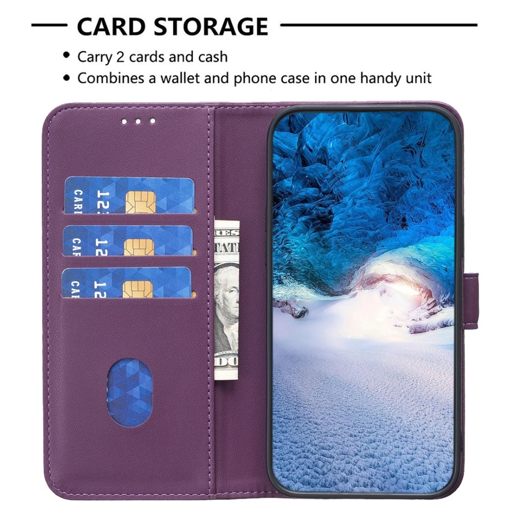 BNF knížkové pouzdro na Realme C51/C53 - tmavěfialové