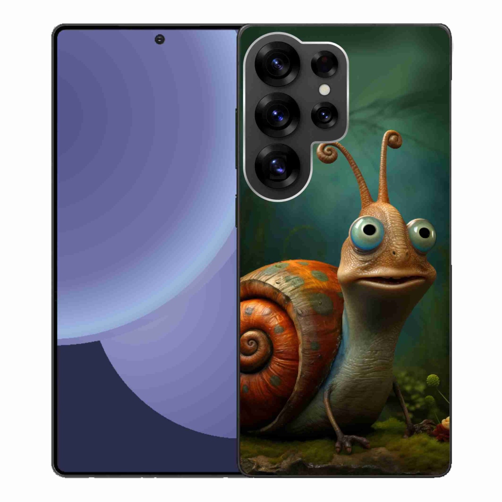 Gelový kryt mmCase na Samsung Galaxy S25 Ultra - šnek