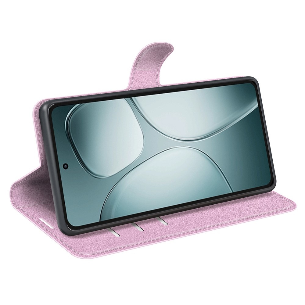 Litchi knížkové pouzdro na Xiaomi 14T - růžové