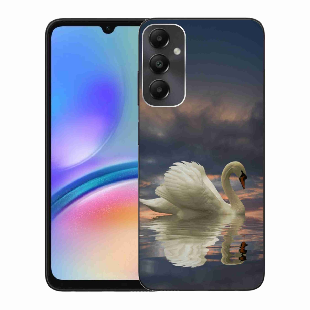 Gelový kryt mmCase na Samsung Galaxy A05s - labuť