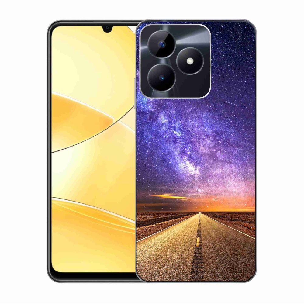Gelový kryt mmCase na Realme C51/C53 - americká silnice