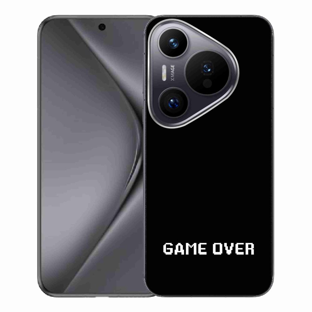 Gelový kryt mmCase na Huawei Pura 70 Pro - game over černé pozadí