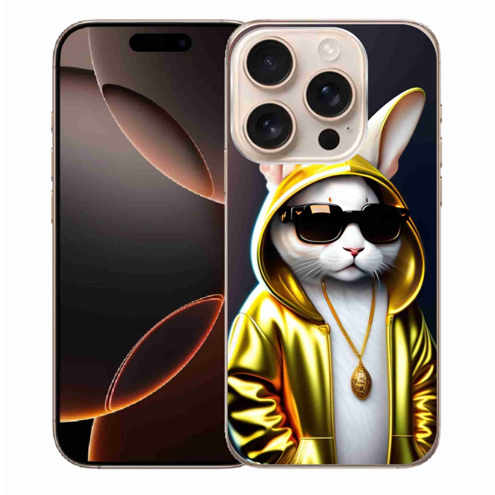 Gelový kryt mmCase na iPhone 16 Pro Max - kočka boss