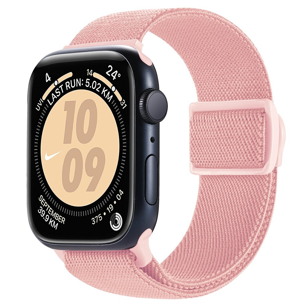 Gradient nylonový řemínek na Apple Watch Ultra/Ultra 2 49mm/SE/SE 2022/2023 44mm/9/8/7 45mm/6/5/4 44mm/3/2/1 42 mm - růžový