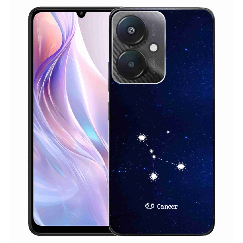 Gelový kryt mmCase na Xiaomi Redmi 13C 5G  - souhvězdí Raka