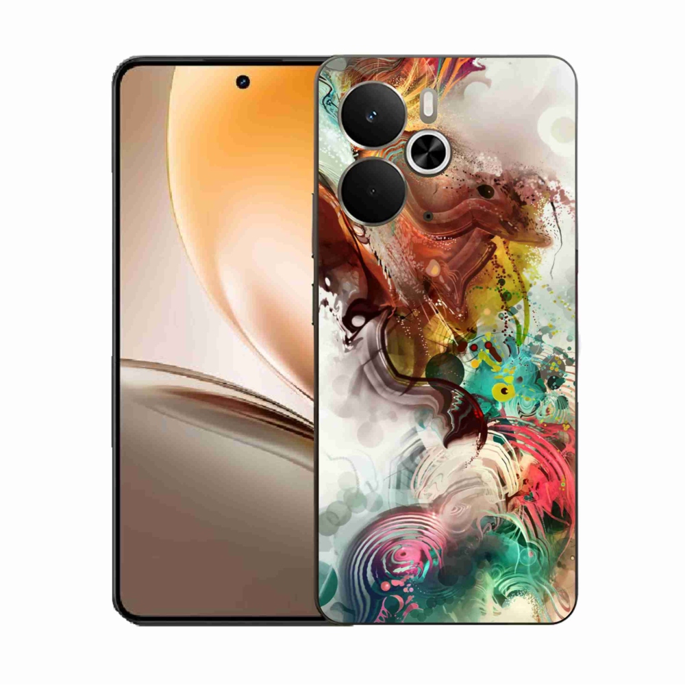 Gelový kryt mmCase na Realme 14 5G - abstrakt 1