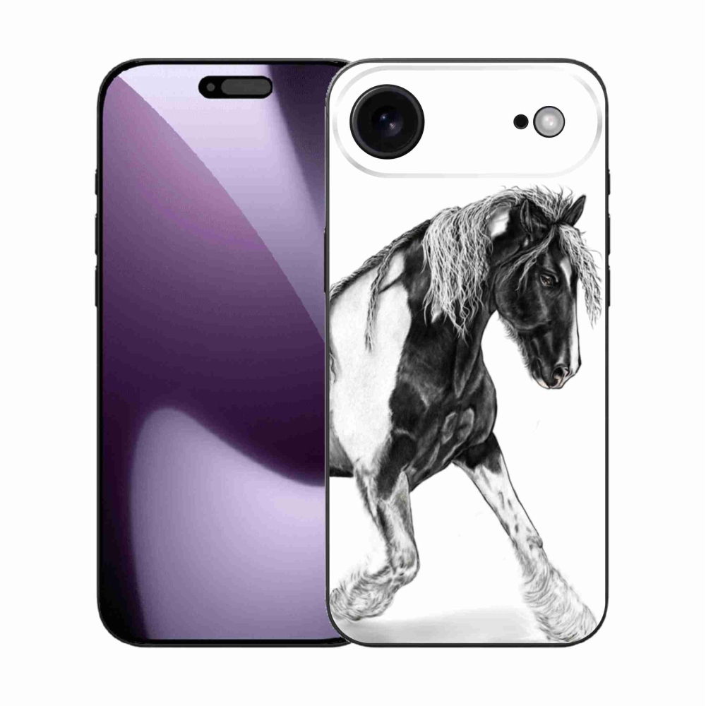 Gelový kryt mmCase na iPhone 17 Air - kůň