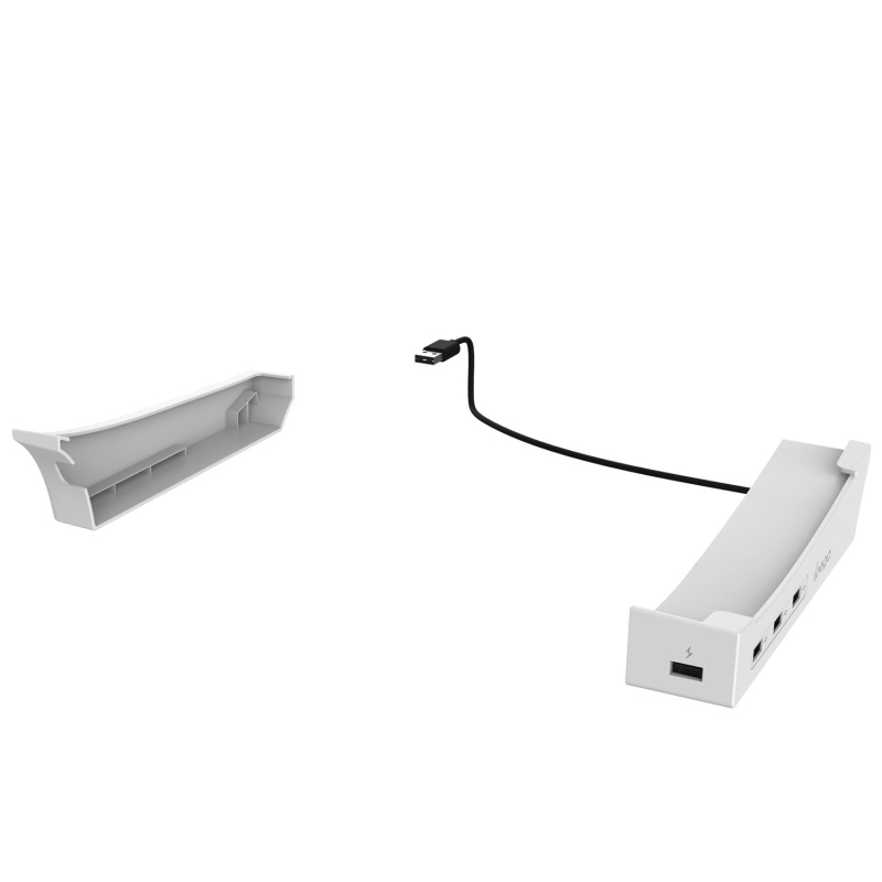 iPega P5S008 Horizontální Stojan s USB HUB pro PS5 Slim White