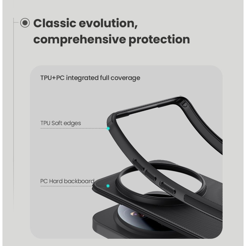 Nillkin Super Frosted PRO Magnetic Zadní Kryt pro Xiaomi 17 Ultra Black