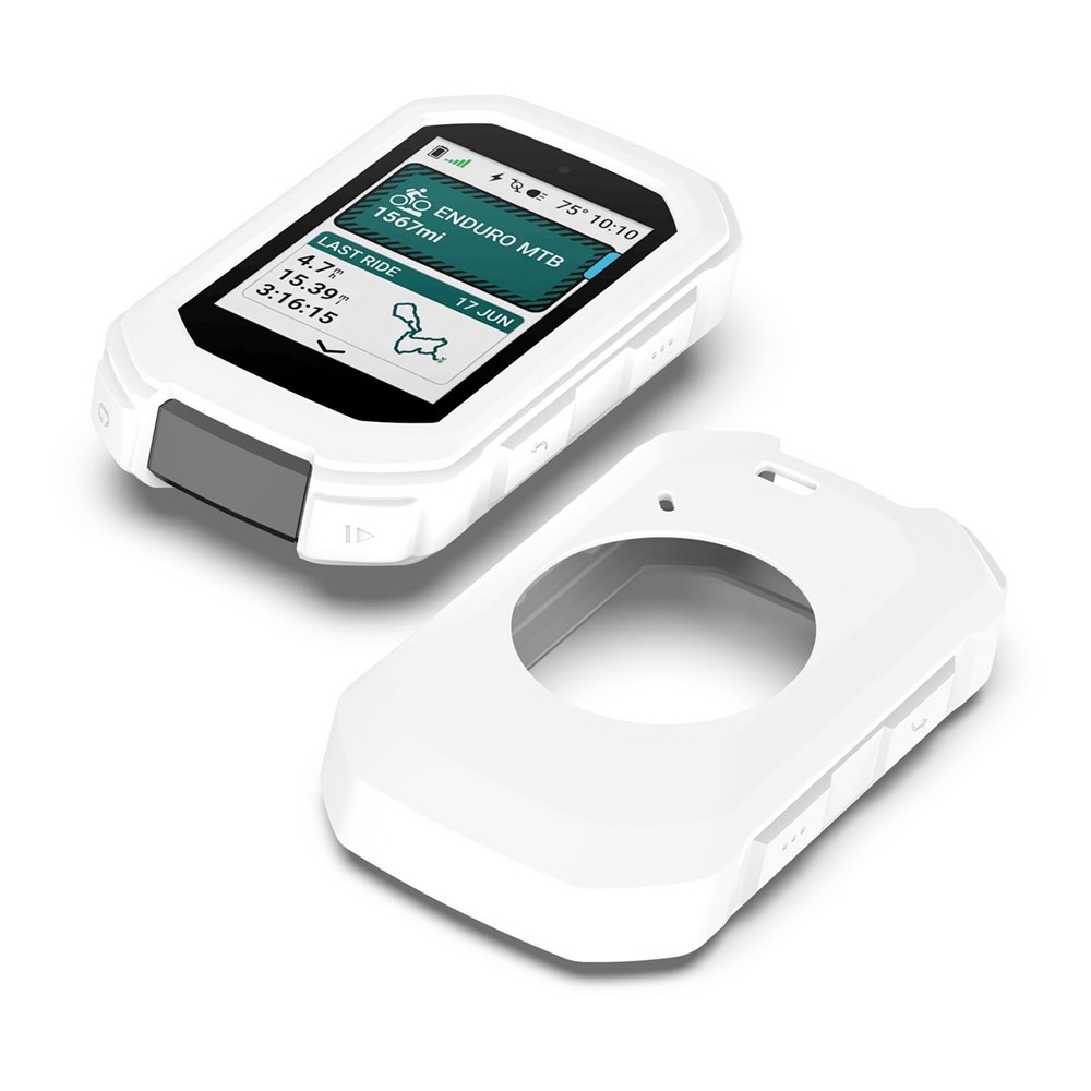 Snug silikonový obal na GPS cyklonavigaci Garmin Edge MTB - bílý