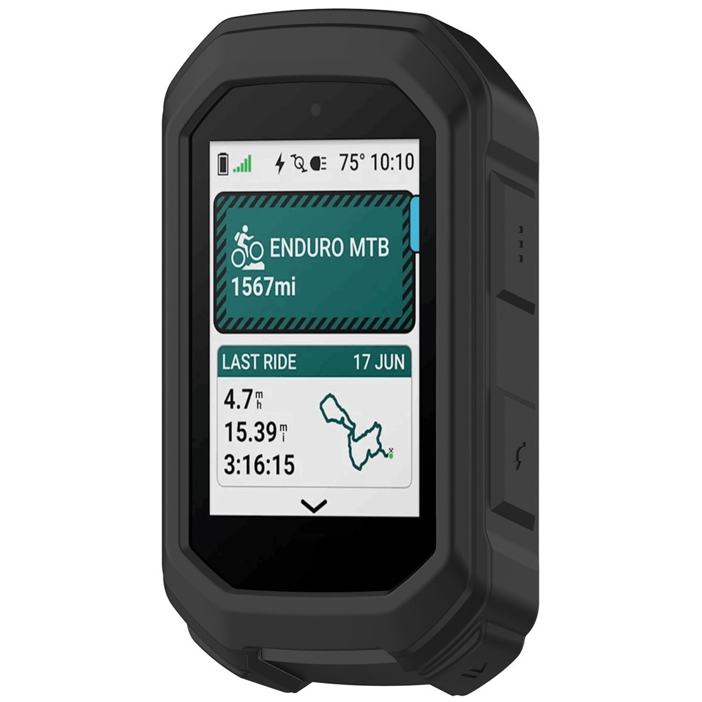 Snug silikonový obal na GPS cyklonavigaci Garmin Edge MTB - černý